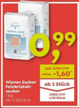 ADEG WIENER ZUCKER FEINKRISTALLZUCKER Angebot