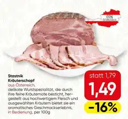 Spar Stastnik Kräuterschopf Angebot