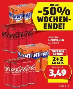 Hofer Coca Cola Limonaden Angebot
