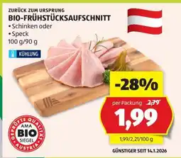 Hofer BIO-FRÜHSTÜCKSAUFSCHNITT Angebot