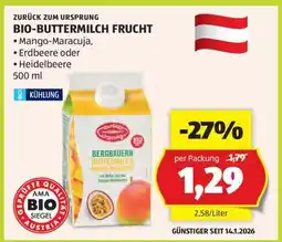 Hofer BIO-BUTTERMILCH FRUCHT Angebot