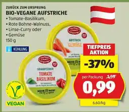 Hofer BIO-VEGANE AUFSTRICHE Angebot