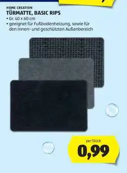 Hofer TÜRMATTE, BASIC RIPS Angebot