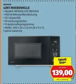 Hofer 4IN1 MIKROWELLE Angebot
