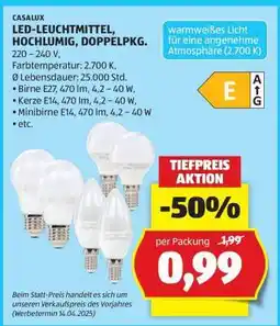 Hofer LED-LEUCHTMITTEL, HOCHLUMIG, DOPPELPKG Angebot