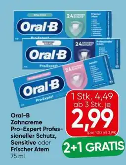 Eurospar Oral-B Zahncreme Pro-Expert Professioneller Schutz, Sensitive oder Frischer Atem Angebot