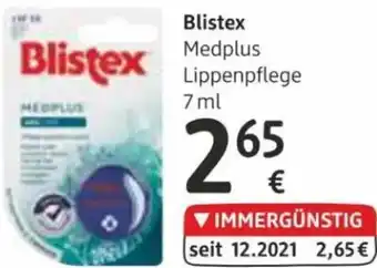 dm Blistex Medplus Lippenpflege 7 ml Angebot