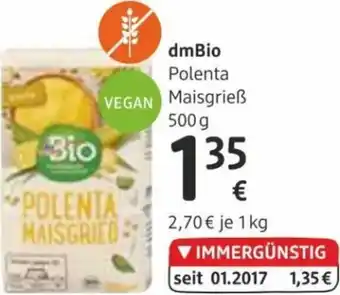 dm dmBio Polenta Maisgrieß 500g Angebot