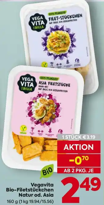 Vegavita bio-filetstückchen natur od. asia