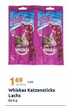 Action Whiskas Katzensticks Lachs Angebot