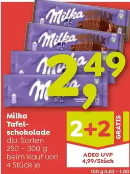 ADEG Milka Tafel- schokolade Angebot