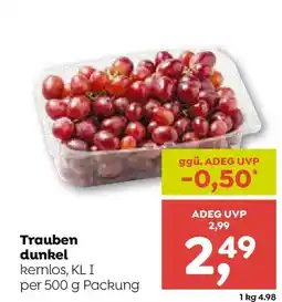 ADEG Trauben dunkel Angebot
