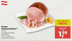 ADEG Berger Saunaschinken Angebot