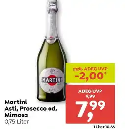 ADEG Martini asti, prosecco od. mimosa Angebot