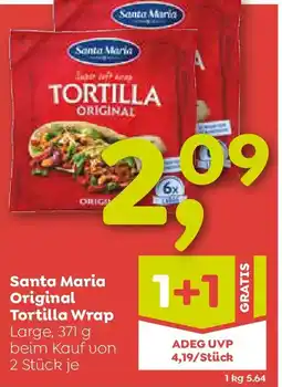 ADEG Santa maria original tortilla wrap Angebot