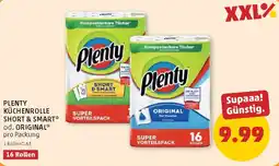 PENNY Plenty küchenrolle short & smart od. original Angebot