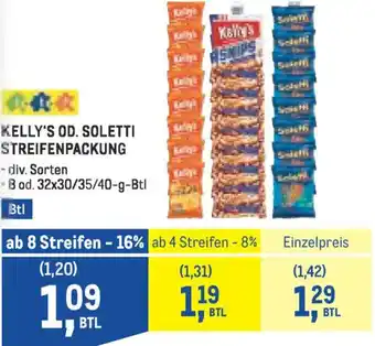 Kelly's od. soletti streifenpackung