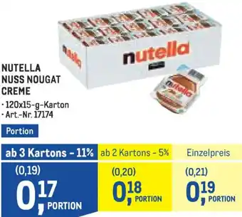 Nutella nuss nougat creme