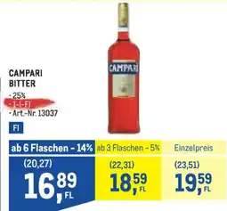 Metro Campari bitter Angebot