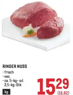 Metro Rinder nuss Angebot