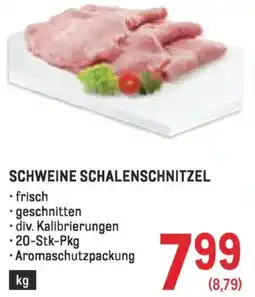 Metro Schweine schalenschnitzel Angebot