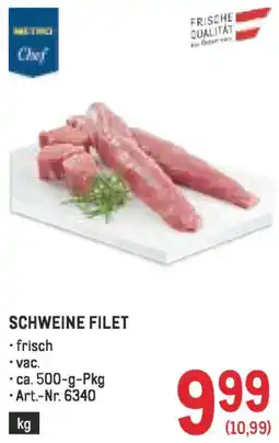 Metro Schweine filet Angebot
