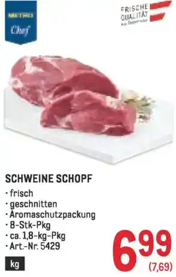Metro Schweine schopf Angebot