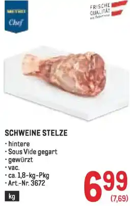 Metro Schweine stelze Angebot