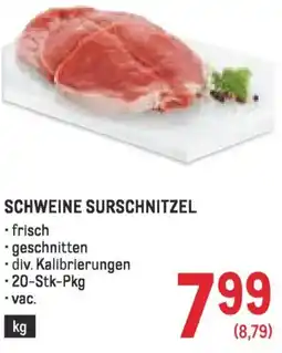 Metro Schweine surschnitzel Angebot