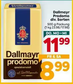 Billa Dallmayr Prodomo div. Sorten Angebot