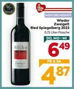 Billa Wieder Zweigelt Ried Spiegelberg 2023 Angebot