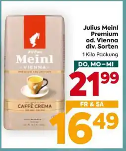Billa Julius Meinl Premium od. Vienna div. Sorten Angebot