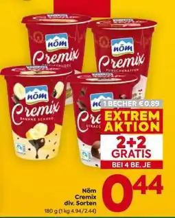 Billa Nöm Cremix div. Sorten Angebot