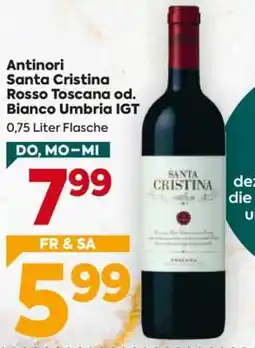Billa Antinori Santa Cristina Rosso Toscana od. Bianco Umbria IGT Angebot