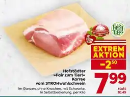 Billa Hofstädter Fair zum Tier! Karree vom STROHwohlschwein Angebot