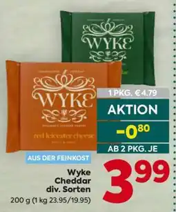 Billa Wyke Cheddar div. Sorten Angebot
