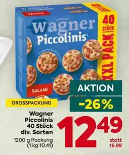 Billa Wagner Piccolinis 40 Stück div. Sorten Angebot
