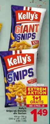 Billa Kelly's Snips od. Donuts div. Sorten Angebot