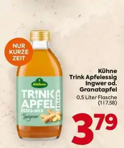 Billa Kühne Trink Apfelessig Ingwer od. Granatapfel Angebot