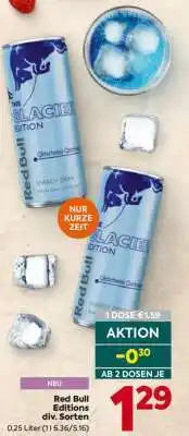 Billa Red Bull Editions div. Sorten Angebot