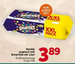 Billa Nestlé Joghurt mit Smarties od. Lion Angebot