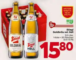 Billa Stiegl Goldbräu od. Hell Angebot