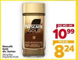 Billa Nescafé Gold div. Sorten Angebot