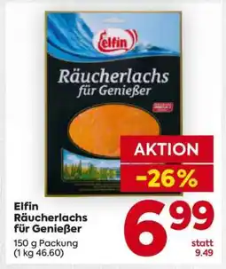 Billa Elfin Räucherlachs für Genießer Angebot