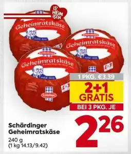 Billa Schärdinger Geheiratkäse Angebot