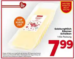 Billa Salzburgmilch Edamer Scheiben Angebot