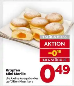 Billa Krapfen Mini Marille Angebot