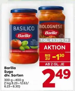 Billa Barilla Sugo div. Sorten Angebot