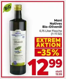 Billa Mani Natives Bio-Olivenöl Angebot