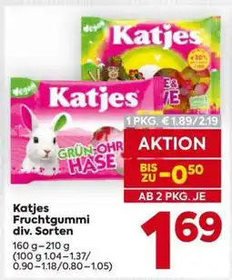 Billa Katjes Fruchtgummi div. Sorten Angebot